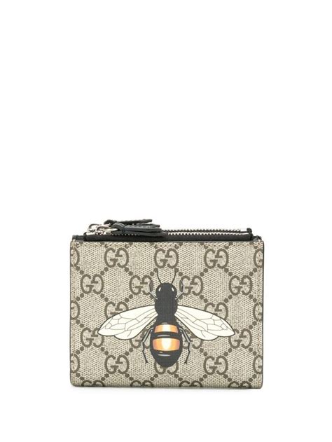 gucci bee inspired card wallet|gucci bumblebee wallet.